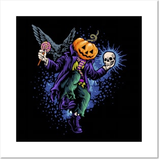 Halloween Pumkin Posters and Art